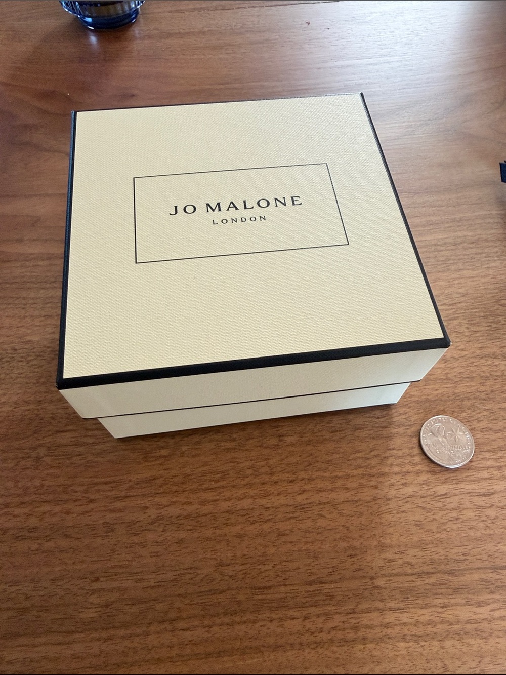 Jo Malone Cream Box with Black Trim